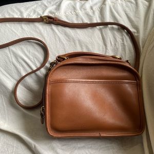 Vintage coach leather crossbody bag
